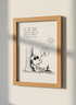 Joe Cool Snoopy Quote Art | Minimalist Black & White Print | Office Decor