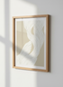 Abstract Wavy Line Art Print | Minimalist Wall Decor | Neutral Beige Aesthetic Poster | Modern Living Room Art