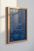 SU-57 Felon Fighter Jet Blueprint Wall Art | Aviation Decor, Man Cave Poster