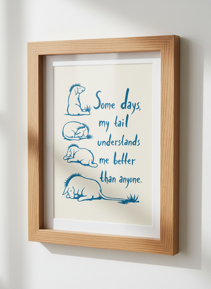 Eeyore Quote Wall Art Print | Child&