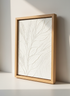 Textured Botanical Wall Art | Abstract Neutral Leaf Print, Minimalist Home Decor