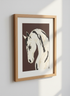 Abstract Horse Wall Art Print | Boho Farmhouse Decor | Equestrian Lover Gift | Modern Animal Poster | Digital or Framed