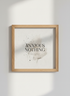 Anxious For Nothing Christian Wall Art Print | Christian Home Decor | Bible Verse