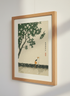 Ukiyo-e Cat Wall Art Print | Japanese Art Print, Calico Cat Art, Cat Home Decor