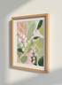 Abstract Floral Wall Art Print | Boho Bedroom Decor | Pink Green Sage Nursery Poster | Botanical Gallery Wall Art | Flower Market