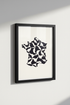 France Map Wall Art Print | Abstract Geometric Black & White Pattern | Modern French Home Decor | Travel Poster