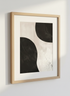 Abstract Black Beige Wall Art | Minimalist Neutral Poster Print | Modern Home Decor