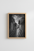 Dark Academia Wall Print | Gothic European Alley, Moody Home Decor Poster