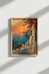 Italian Summer Wall Art Print | Coastal Sunset Poster, Mediterranean Decor