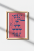 Champagne Wall Art Print | Living Room Decor | Modern Poster