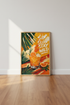 Cocktail Art Print | Sip Slow Stay Wild Poster, Tropical Kitchen Bar Decor