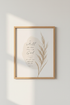 Psalm 46:10 Scripture Print | Minimalist Boho Beige Wall Art, Modern Christian Decor