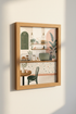 Coffee Shop Wall Art | Sage Green & Terracotta Boho Cafe Print, Kitchen Decor