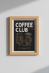 coffee wall art | Chalkboard Brew Poster, Minimal Kitchen Decor