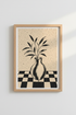 Minimalist Vase Botanical Wall Art Print | Boho Living Room Decor | Neutral Modern Poster