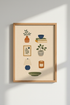 Japandi Still Life Print | Minimalist Boho Home Decor | Earthy Aesthetic Poster