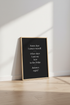Funny Quote Wall Art Print | Black Minimalist Office Decor | Witty Sarcastic Poster