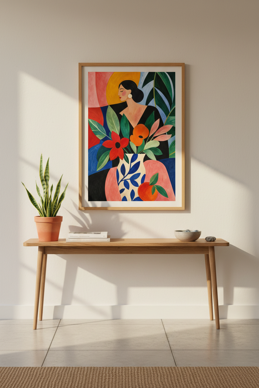 Modern Abstract Art | Vibrant Palette, Living Room Decor