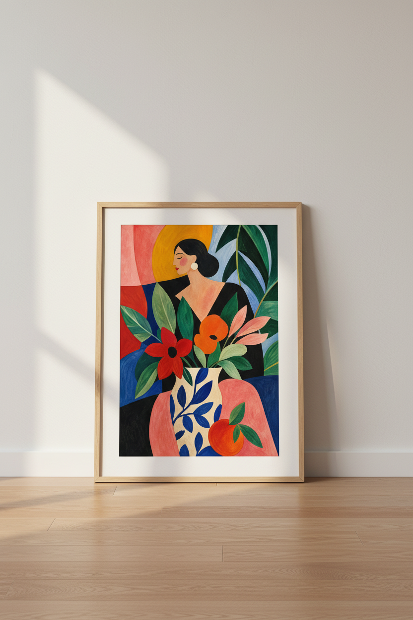 Modern Abstract Art | Vibrant Palette, Living Room Decor