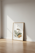 Coffee and Books Watercolor Art | Kitchen Cafe Decor | Dark Academia Poster