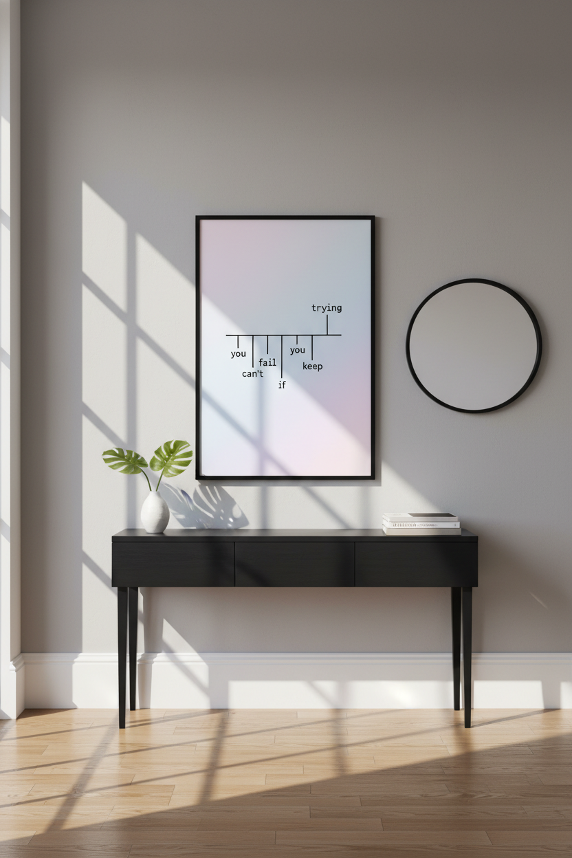 Inspirational Quote Wall Art | You Can&