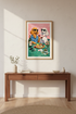 Eclectic Modern Poodle Dogs Wall Art Print | Dining Room Decor | Maximalist Chic Poster | Animal Lovers Gift | Digital Download