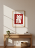 Maneki Neko Cat Poster | Lucky Charm Wall Art, Asian Decor, Fortune Cat Print