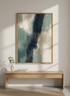 Abstract Brushstroke Wall Art Print | Modern Living Room Decor | Contemporary Framed Poster Aesthetic