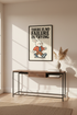 Inspirational Bunny Wall Art Print: No Failure in Trying Quote Poster, Motivational Home Decor, Cute Animal Art Gift