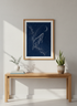 Celestial Whale Art Print | Starry Night Sky Decor | Moon Ocean Aesthetic