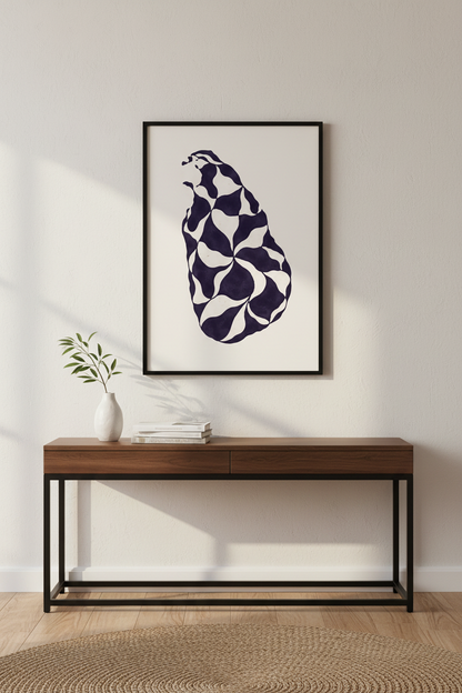 Abstract Swirl Wall Art Print | Boho Living Room Decor | Modern Minimalist Poster | Unframed, Framed &amp; Digital Download