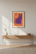 Humorous Cat Art Print | Modern Pet Lover Home Decor | Quirky Framed Wall Art Poster | Old Cat I Still Love You