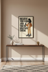 Retro Poodle Motivation Wall Art Print | Office Decor | Positive Aesthetic Poster | Believe You Can Quote Art