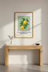 Minimalist Lemon Wall Art Print | Kitchen Decor | Botanical Aesthetic Poster | Inspirational Quote Print | When Life Gives You Lemons