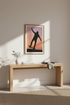 Skater Silhouette Framed Wall Art Print | Teen Bedroom Decor | Sunset Aesthetic Poster | Framed Skateboarding Art Gift