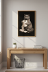 Humorous Cat Toilet Paper Wall Art Print | Bathroom Decor | Funny Pet Poster | British Shorthair Lover Gift