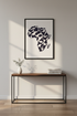 Abstract Africa Map Wall Art Print | Modern Global Decor | Minimalist Poster | African Continent Art | Black White Home