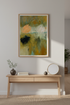 Abstract Expressionist Framed Wall Art Print | Modern Living Room Decor | Organic Aesthetic Poster