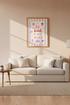 Be Kind To Your Mind Wall Art | Pastel Mental Health Poster, Aesthetic Room Decor