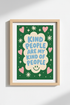 Boho Wall Art | Kind People Poster | Living Room Decor