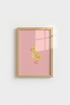 Cute Baby Duckling Art Print | Pink & Yellow Nursery Decor | Whimsical Animal Poster