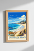 Cottesloe Beach Australia Travel Poster | Coastal Perth Wall Art Print | Beach House Decor