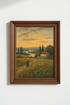 Pastoral Landscape Wall Art Print | Living Room Decor | Rustic Poster
