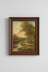 Pastoral landscape | Warm golden countryside tones, living room decor