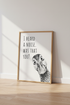 Curious Duck Sketch Wall Art | Funny Animal Poster, Minimalist Nursery Decor