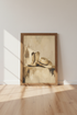 Cowboy Boots & Hat Wall Art | Neutral Western Decor | Rustic Farmhouse Poster