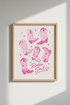 Pink Cowgirl Boots Print | Western Rodeo Soul Decor | Retro Aesthetic Poster