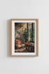 Impressionist Room Art Print | Cozy Sunlight Painting, Boho Home Decor