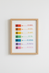 Motivational Wall Art Print | Living Room Decor | Colorful Poster