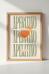 Mid Century Cocktail Poster | Retro Aperitivo Spritz Art, Kitchen & Home Bar Decor